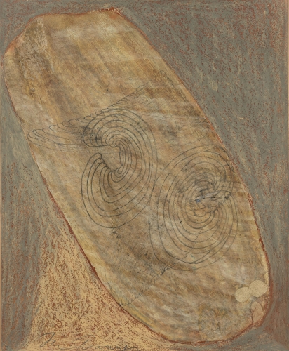 Sandpaper Drawing Double Collar