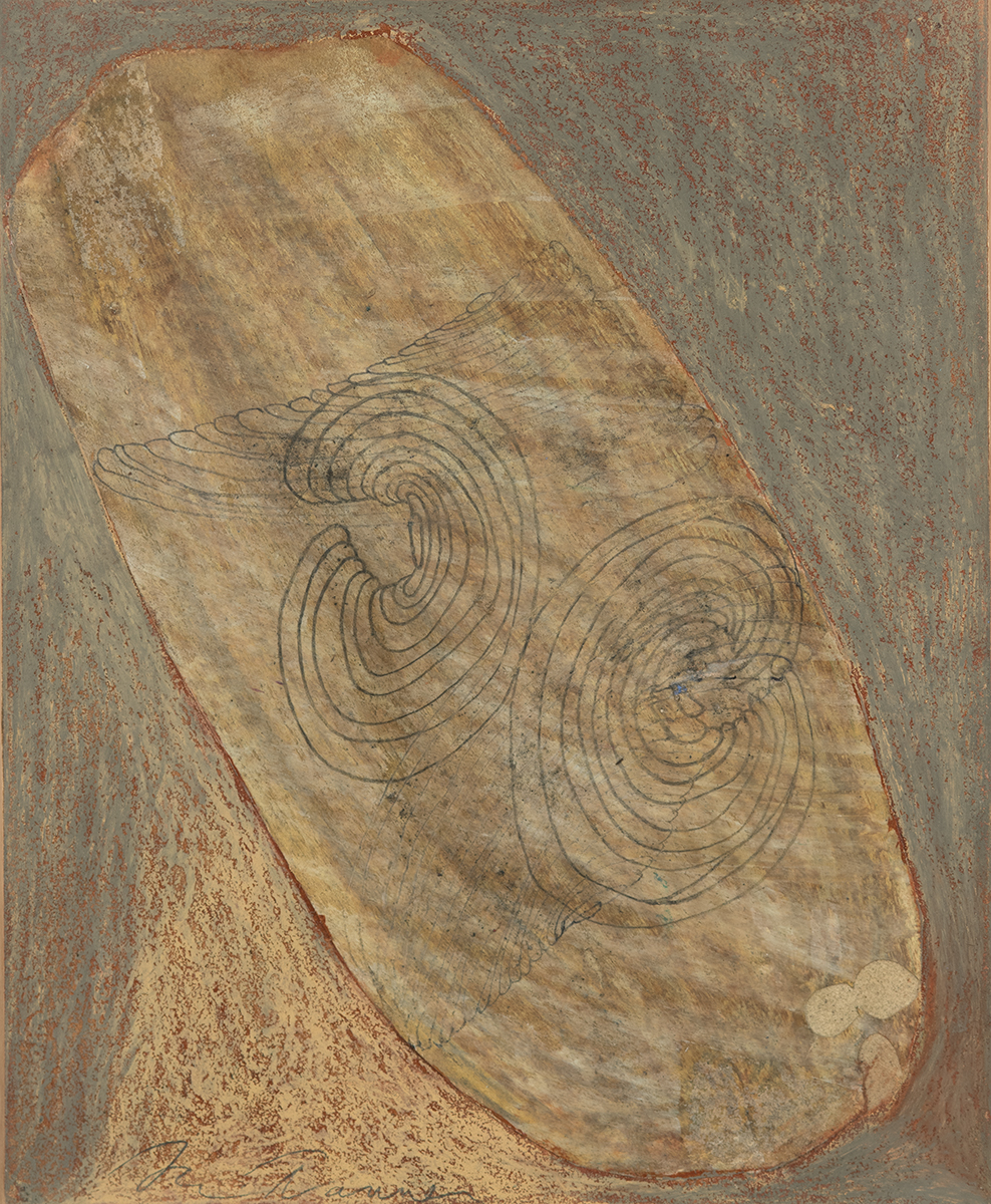 Sandpaper Drawing Double Collar